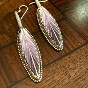 Littletree Wampum Quahog Earrings